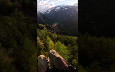 Stunning Speedflying Views over Alps 🎬 Gabriel Molitor #Shorts #SpeedFlying