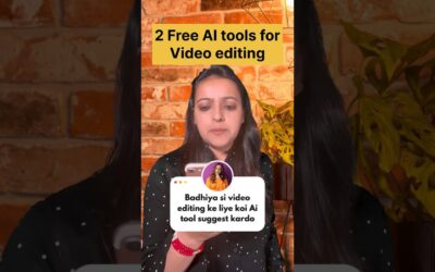 How to edit videos using Free AI video editing tool | Hindi | Ritika AI #shorts #ai #videoediting
