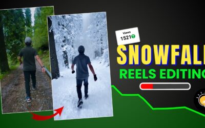 Instagram Edits Snow Effect Video Editing | Snowfall Ai Video Kaise Banaye | Trending Reels Editing