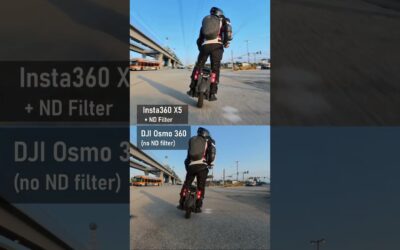 DJI Osmo 360 vs Insta360 X5 + ND Filter