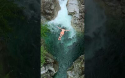 100ft Swan Dive 🎬 Florian Tissier #Shorts #FPV