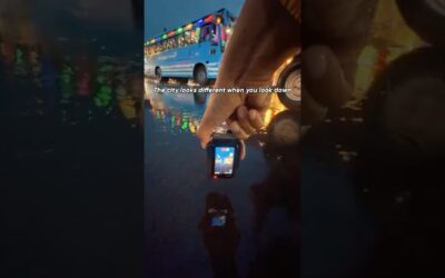 Sometimes the most cinematic shots are right beneath our feet 😎