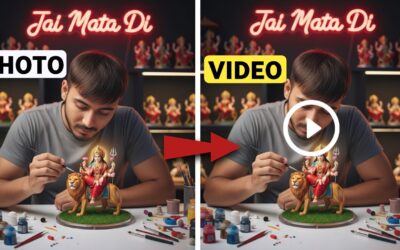 3D Navratri Ai Photo Video Editing | Durga Puja Ai Video Editing Prompts | Google Gemini Edit