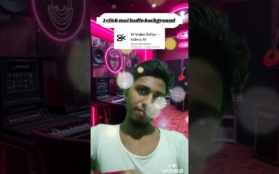 1 Click में बदलो Background | Vidma AI Video Editing Trick 😱🔥 #shorts