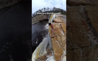 Would You Jump 33m at Alexandra Falls? 🌊 #cliffjump #pov