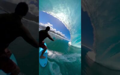 One-of-a-Kind Teahupo’o SloMo 🎬 Tereva David x Chris Rogers #Shorts #Surf