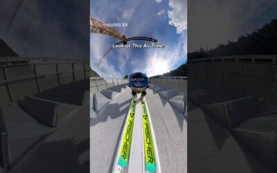 Wait till you see this insane airtime 🎿 | Insta360 X4