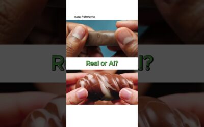 Real or AI viral ASMR satisfying chocolate slicing cutting video generator