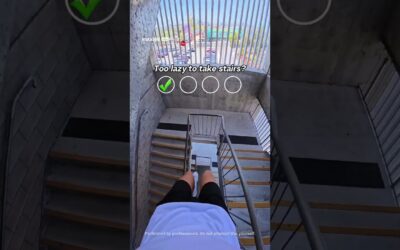 Who needs stairs when you’ve got skills? 😎🏃‍♂️ | Insta360 Ace Pro 2