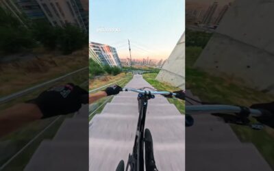 Who said stairs aren’t for mountain biking? | Insta360 X5