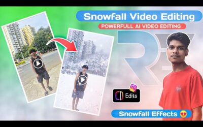 Snowfall Video Editing | Trending AI Video Editing Tutorial | Instagram Viral Reels Editing 💥❄️