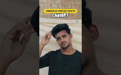 Cinematic portait photo ideas 🤯😍 || Chat gpt ai photo Editing #chatgpt #aiphotoediting