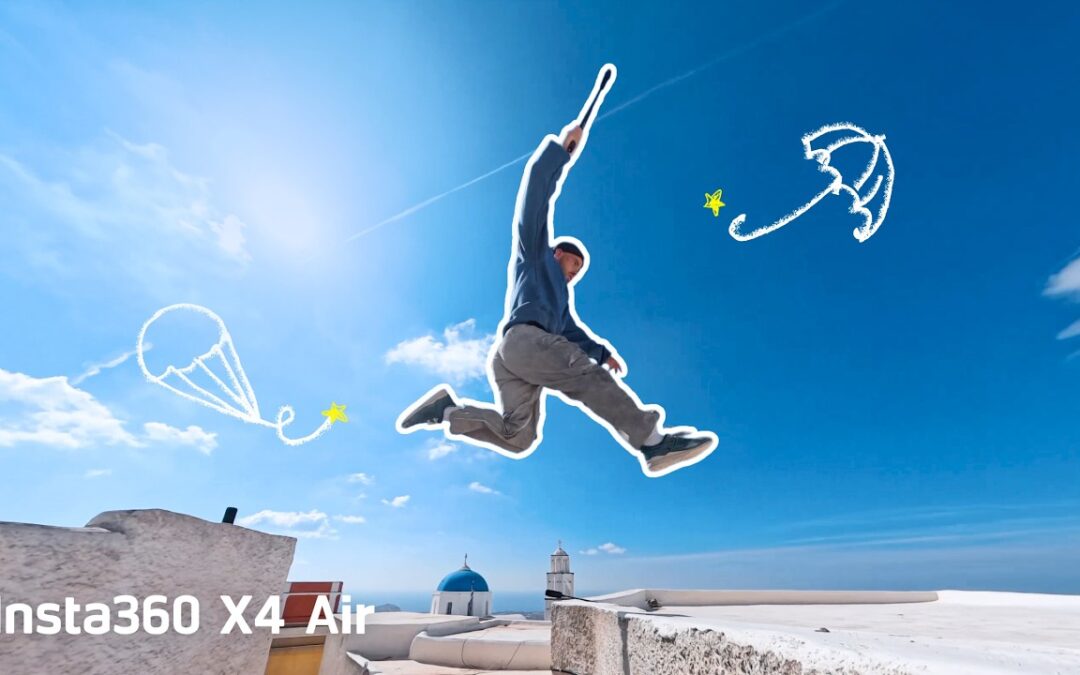 Defying Gravity in Santorini | Insta360 X4 Air
