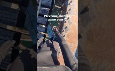 POV: One wrong move and it could be over 💀 #adrenaline
