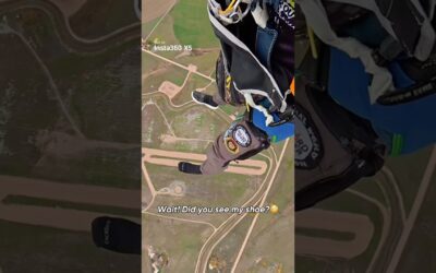 Wait… Did my shoe just jump?? 😭🪂｜Insta360 X5