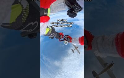 Tested a cheap Amazon parachute 😵‍💫 Worst idea ever | Insta360 X5