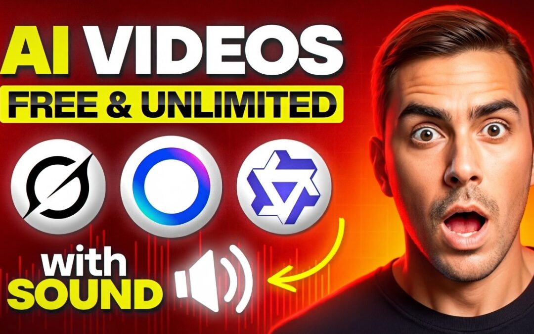 STOP Paying! 3 FREE & UNLIMITED AI Video Generators (With SOUND)