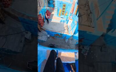 Blue town parkour… neighbors approved👋 | Insta360 Ace Pro 2