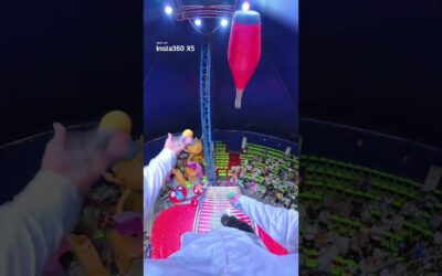 POV from the acrobat🤸♂️ I‘m sweating just watching this! 🥵 | Insta360 X5