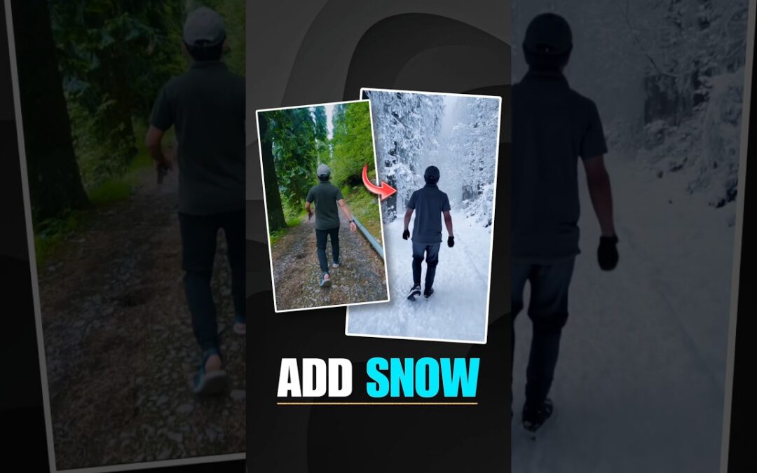 Instagram Trending Snowfall Video Editing 🤯| Ai Snowfall Effect Reels