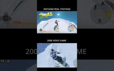Shaun White Snowboarding vs. 2008 Video Game 🎿 Total Nostalgia | Insta360 X4