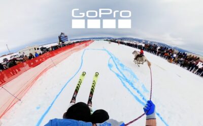 This is Skijoring | Skiing Behind a Horse