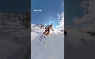 Carving through the pines at full speed 🎿 | Insta360 X5