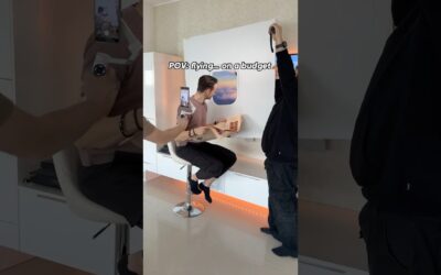 Airplane Window View Trick on a Budget ✈️ | Insta360 Flow 2 Pro