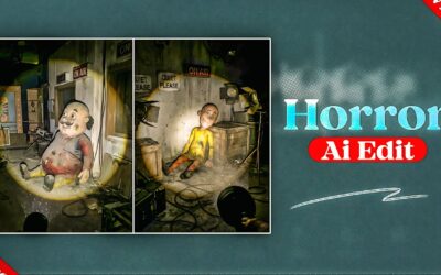 Old Characters Flashlight Ai Video Editing | Old Cartoon Character Horror Torch Ai Video Editing