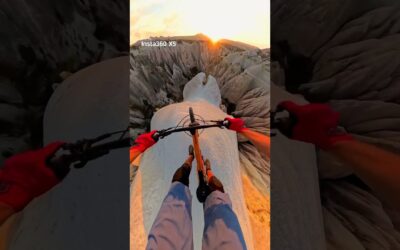 I’m shaking just watching this 😬 | Insta360 X5 #mountainbike