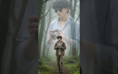 The Jungle Photographer 🌿 | A Boy With a Camera in His Hands” using Google gemini ai