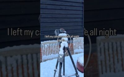 Left Ace Pro 2 out in the snow all night for this timelapse… Was it worth it? ❄️✨