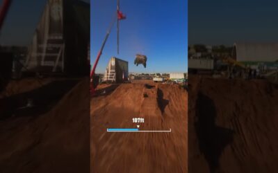 Trophy Truck Jump World Record 🎬 Blake Wilkey #Shorts #FPV