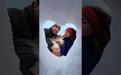 Snow heart turned out perfect ❄️ | Insta360 Ace Pro 2