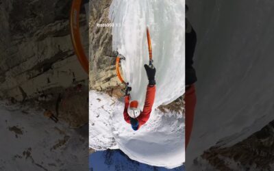 POV: Ice Climbing a Frozen Waterfall! 🧊 | Insta360 X3