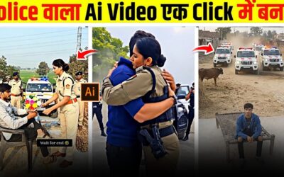 Police Pakadne Wala Ai Video Kaise Banaye | Police Handshake Ai Video Editing | Flow Ai