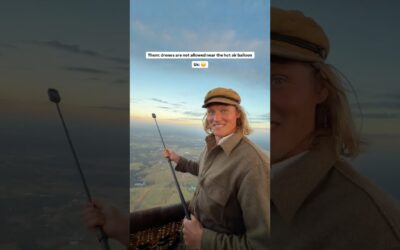 POV: They said no drones near hot air balloons so we did this instead | Insta360 X5