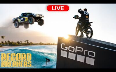 Breaking 3 World Records LIVE | GoPro + Record Breakers